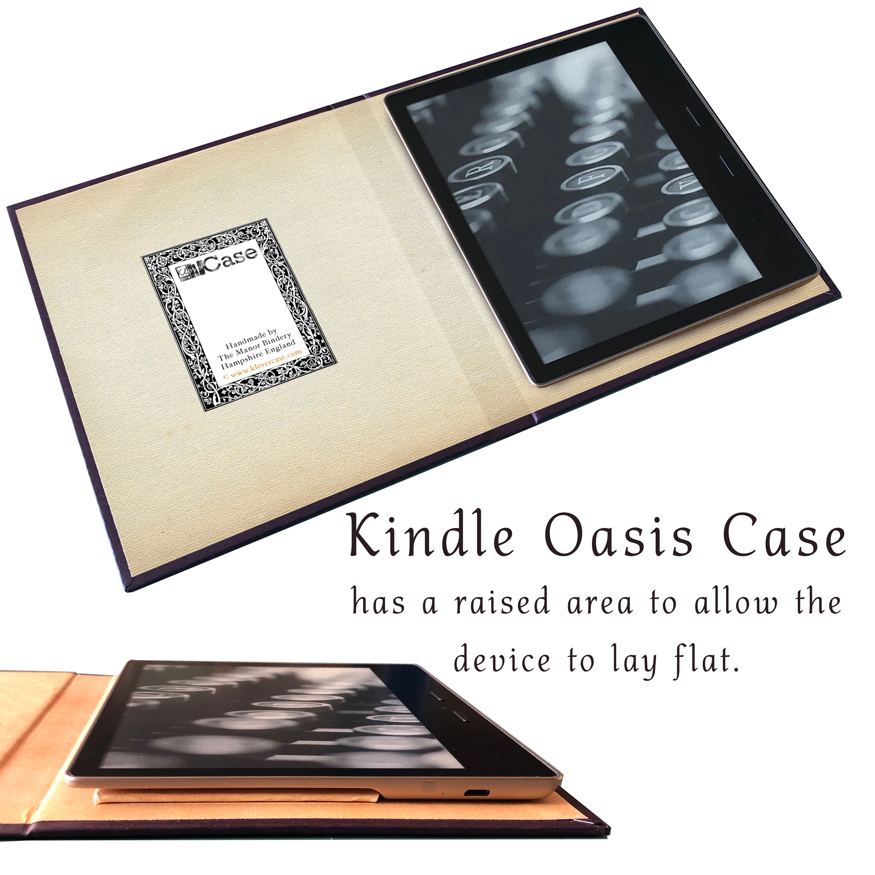 Funda KleverCase Kindle Scribe con funda para libros de piel sintética.  Varios diseños de portadas de libros icónicos. -  España