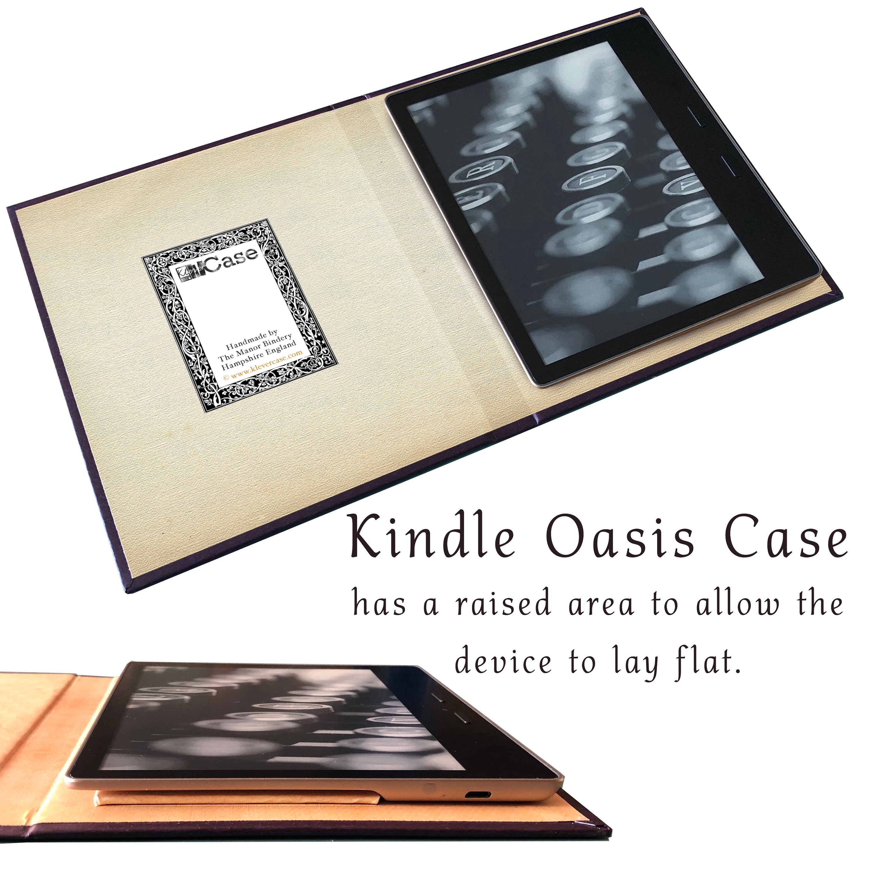 oasis 洋書 ハードカバー 名入れ可能なハードカバーブック風Kindle/電子書籍リーダー用カバー