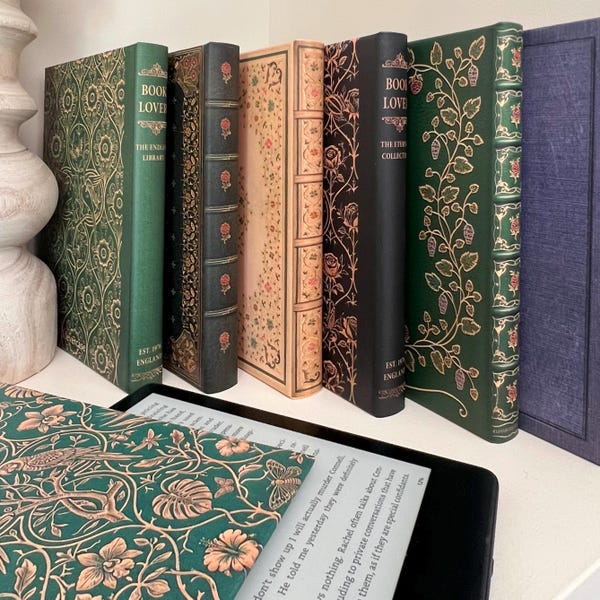 Kindle and eReader Case: Paperwhite, Colorsoft, Oasis & Kobo | Universal eReader Cover | Hardback Book Covers