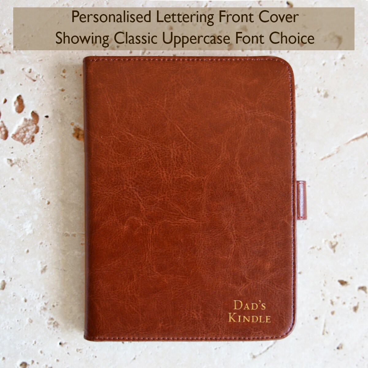 Personalised Faux Leather Universal Kindle and Ereader Case Etsy
