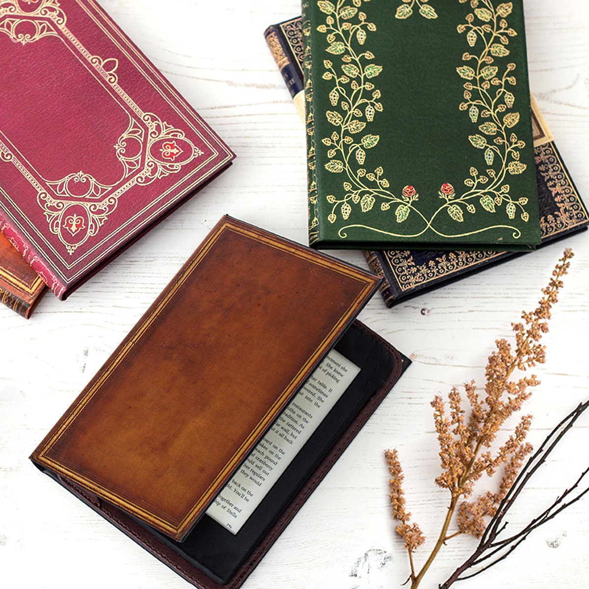 Kindle Case With Classic Book Covers Etsy
