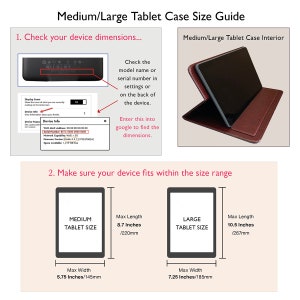 Universeller Kindle eReader und iPad oder Fire Tablet Case Taschenbuchhülle für die unendliche Geschichte Bild 5
