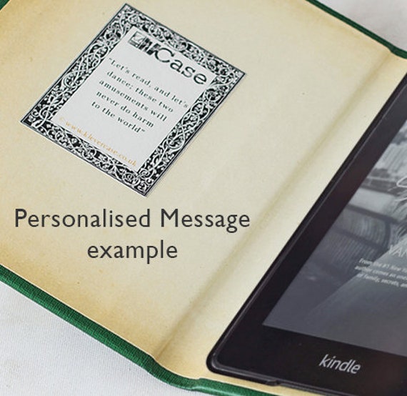 Kindle Case With Classic Infinite Library Book Cover 