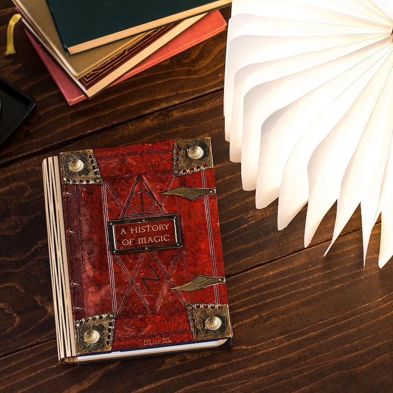 Magic Book of Spells Portable Reading Light with Various Exclusive Book Designs image 5