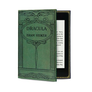 KleverCase Universal Kindle and eReader or Tablet Case with Bram Stoker Dracula Book Cover design image 1