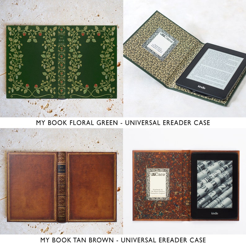 KleverCase Universal Kindle and eReader or Tablet Case with Various Iconic Hardback Book Cover Designs. zdjęcie 3