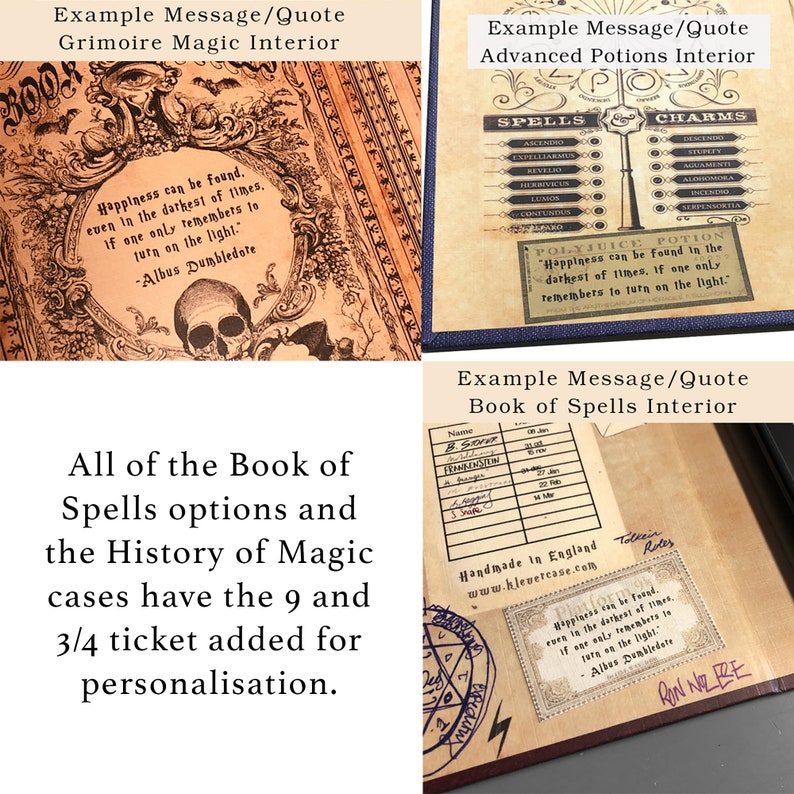 KleverCase Étui universel pour Kindle et eReader avec couvertures de livres sur le thème de la magie image 9