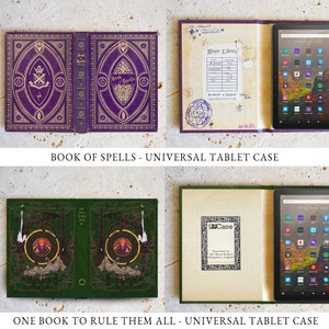 Kindle Fire and Universal 7 and 8 Inch Tablet Hardback Book Cover Cases image 6