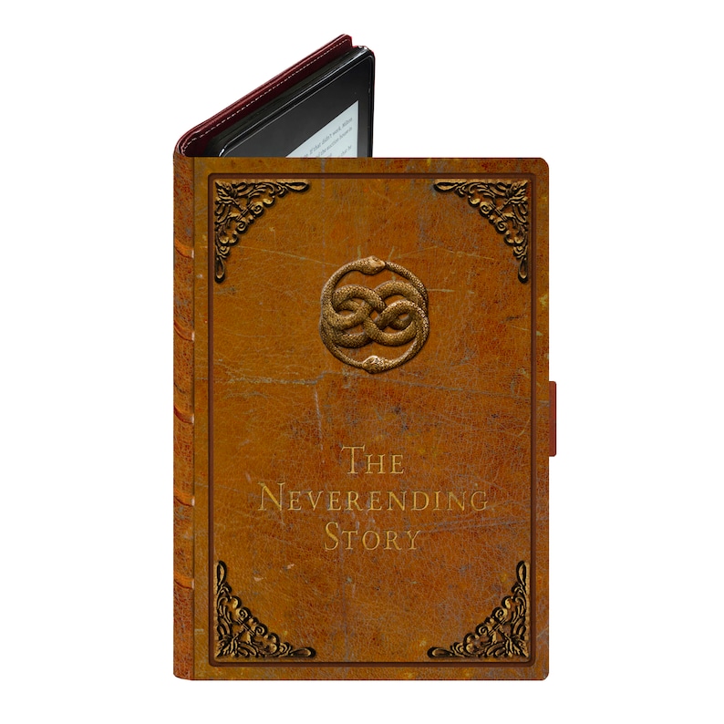 Étui universel pour liseuse Kindle et iPad ou tablette Fire, Neverending Story, couverture du livre sur le thème du film image 1