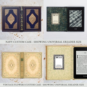 Custodia universale KleverCase per Kindle ed eReader con copertine classiche per libri, regalo per gli amanti dei libri immagine 3