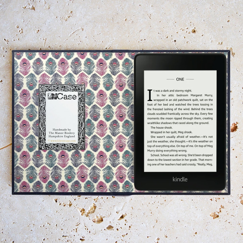 Klevercase Universal Kindle and eReader or Tablet Case with Jane Austen Pride and Prejudice Book Cover Design image 3