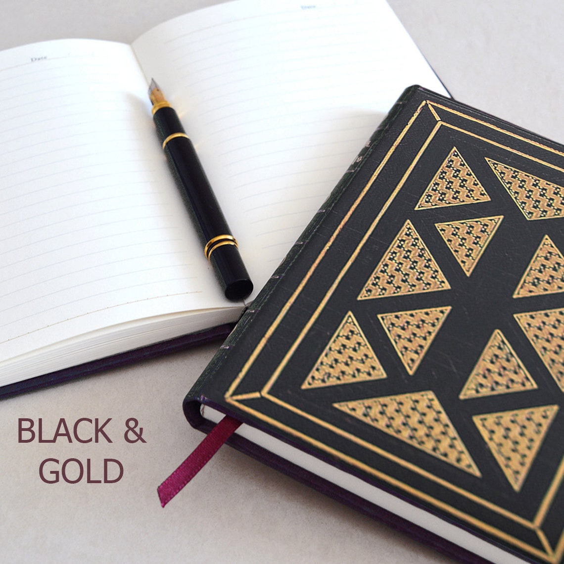 Lined Diary Journal with Personalised Classic Hardback Book Etsy