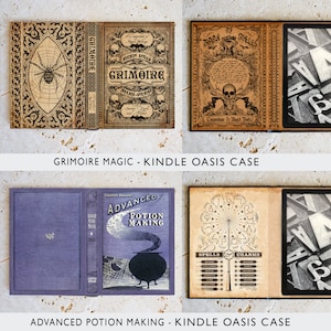 KleverCase Kindle Oasis Hülle mit verschiedenen, kultigen Buchhüllen Designs. Bild 2