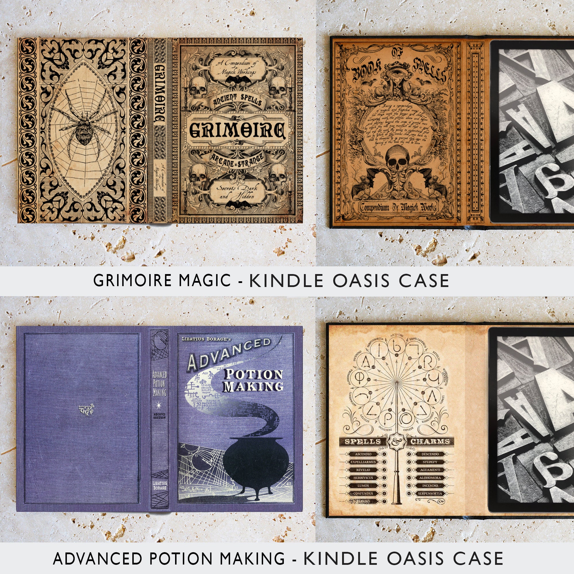 Klevercase Kindle Oasis Case With Various Iconic Book Cover