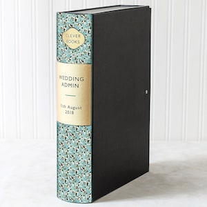 Pasta de arquivo personalizada estilo livro ou pasta de arquivo. A pasta perfeita para organizar documentos e prateleiras. Presente para amantes de livros e artigos de papelaria.