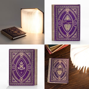 Magic Book of Spells Portable Reading Light with Various Exclusive Book Designs image 2