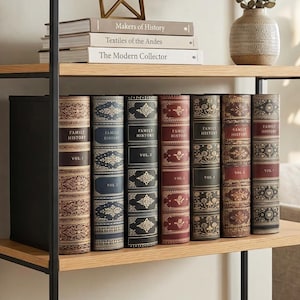 Personalised Book Look A4 Ring Binder or Box File Organisers, Customised Folders and Files