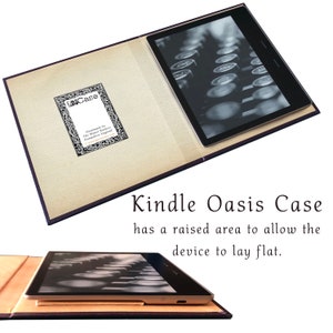 KleverCase Étui Kindle Oasis personnalisé avec couverture de livre classique à couverture rigide image 10