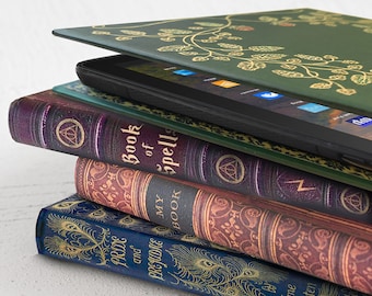 Fundas tipo libro de tapa dura para tabletas Kindle Fire y Universal de 7 y 8 pulgadas