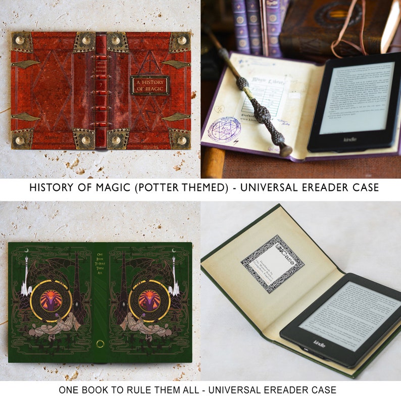 KleverCase Kindle Oasis Case with various Iconic Book Cover Designs. image 3