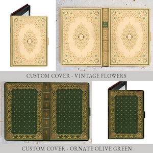 KleverCase Kindle and eReader Case with Personalised Luxury Faux Leather Classic Book Covers image 4
