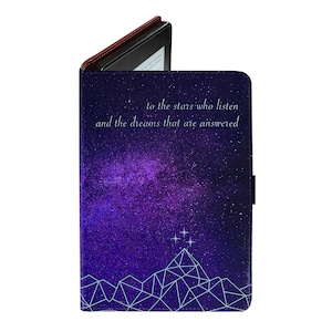KleverCase Stars Who Listen Book Cover for eReader and Tablet. Includes Kindle Colorsoft, Kindle Paperwhite, Kindle Fire, iPad and more.