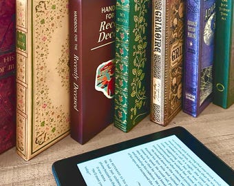 Universal Kindle Paperwhite Case, fits kindle, Kobo and most eReaders. Gift for Book Lovers (U.S. Duty & Tax Paid by Seller).