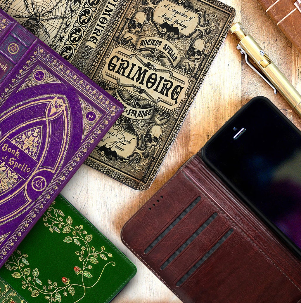 Klevercase Kindle Oasis Case With Potter and Magic Themed Book of Spells  Covers. 