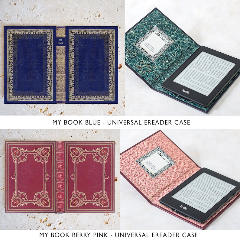 Klevercase Universal Kindle Paperwhite and eReader Case with Hardback Book Cover for Book Lovers image 9