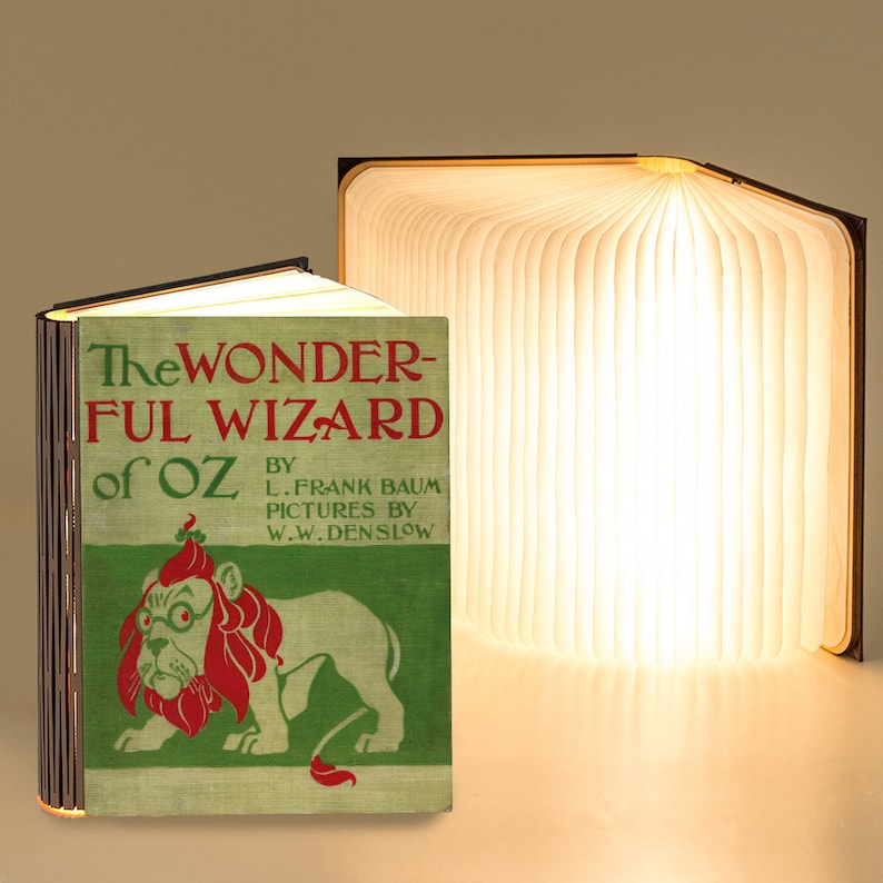 Die Geschichte der Magie Potter Themed Buch Licht für Schreibtisch, Lesen, Stehen oder Nachtlampe. Verschiedene kultige Buchumschlag-Designs. Bild 3