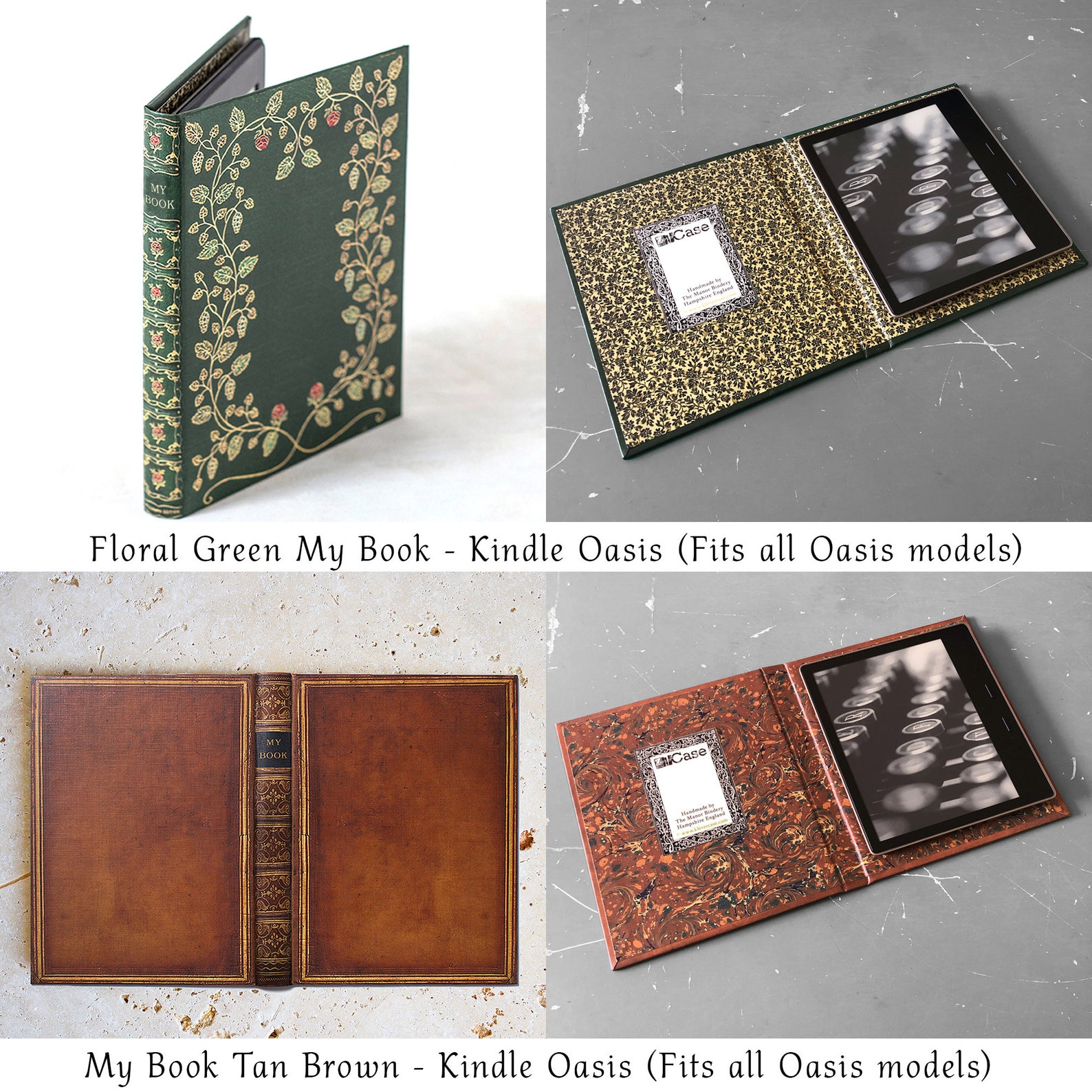 Kindle Oasis Case With Foldback Book Cover by Klevercase Etsy