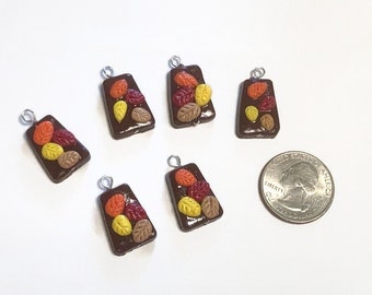 Fall Leaf Charms, Autumn Charms, Leaves, Fall leaves, Fall Vibes, Charms for jewelry making, polymer clay charms, craft supplies, handmade