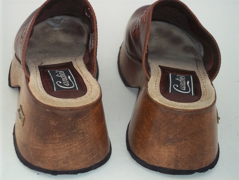 candies wooden clogs