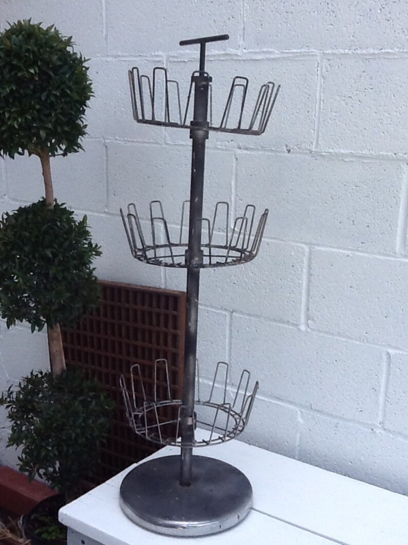 Vintage Store Display Spinning Display Rack Dime Store Display Etsy