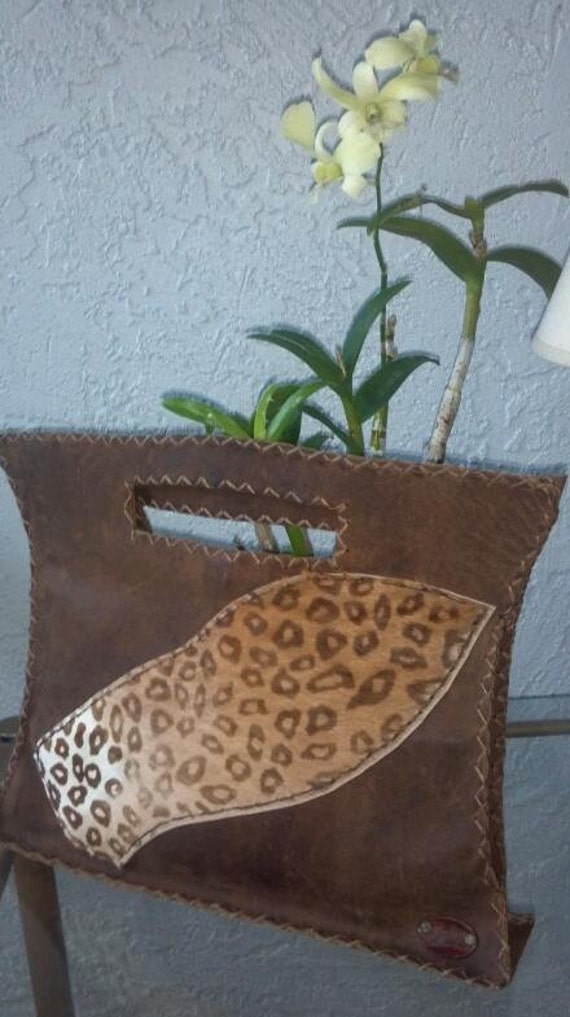 Vintage Leather Bag Columbian