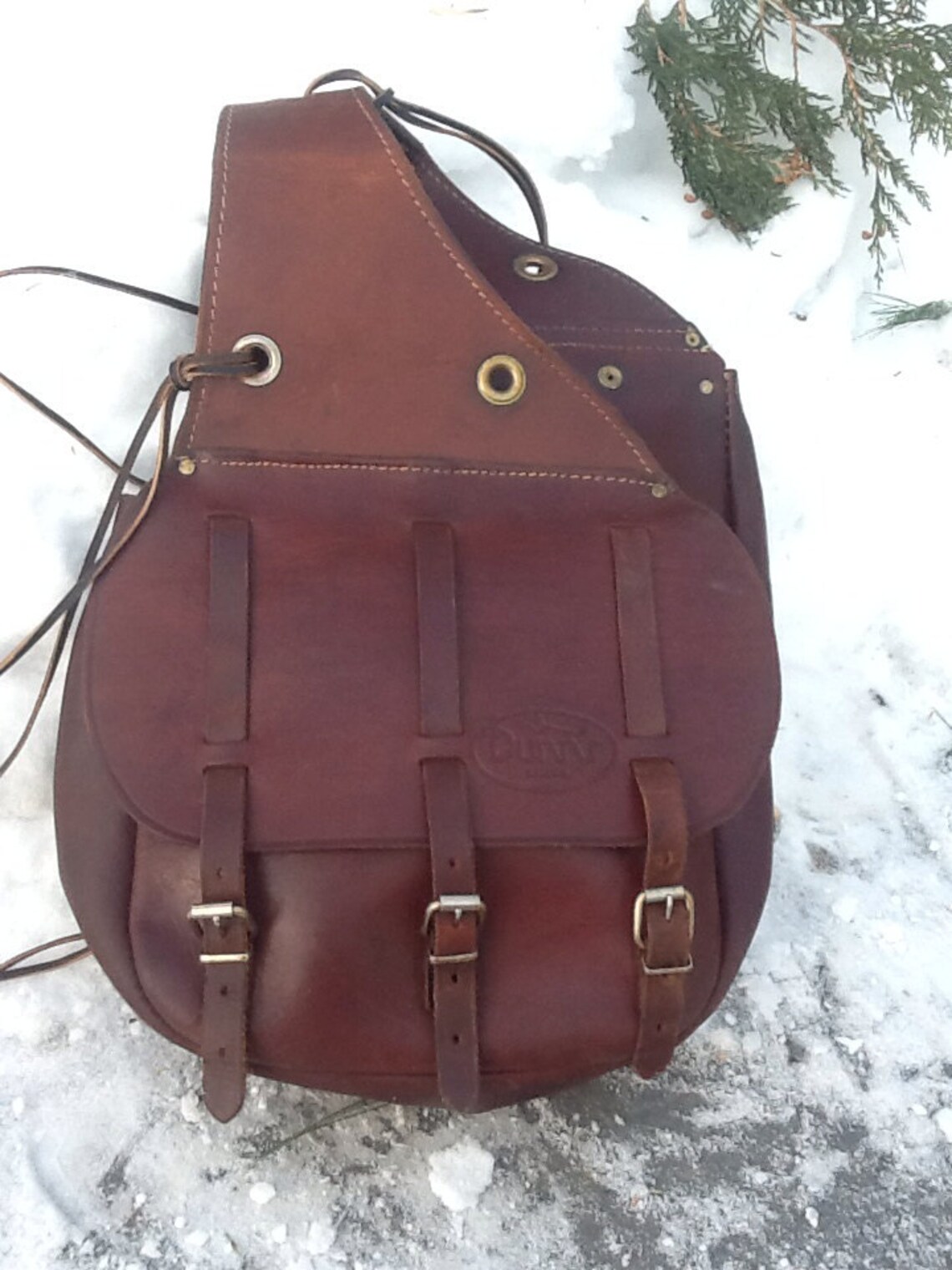 Dunn's Vintage Leather Saddlebags Horse Tack Etsy