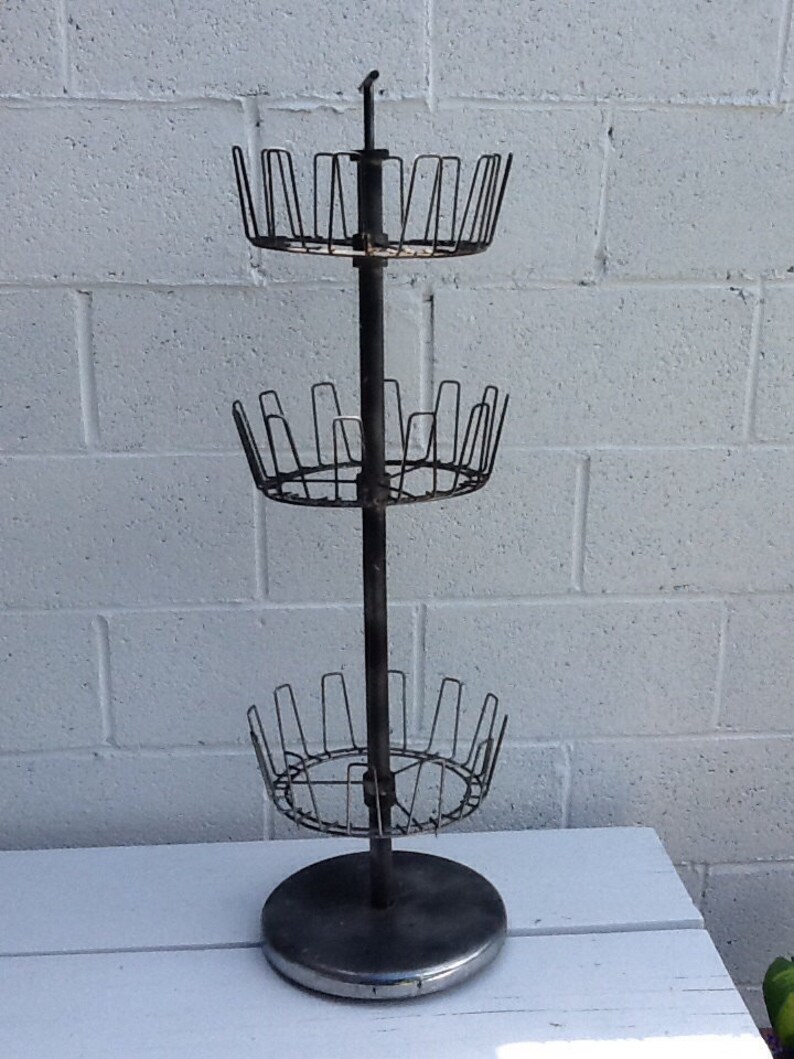 Vintage Store Display Spinning Display Rack Dime Store Display Etsy