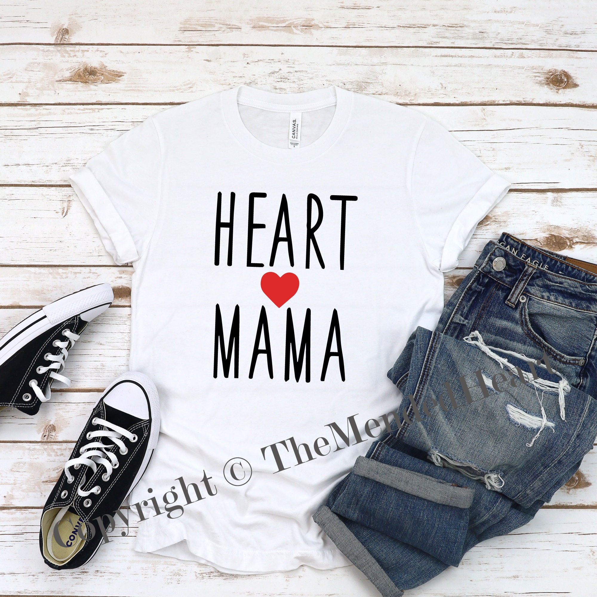 Heart Mama Chd Shirt Ladies CHD Tee CHD 