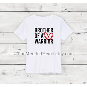 Brother of a Warrior Tee | CHD Shirt | CHD Awareness | CHD Tee | Warrior Shirt | chd shirts |  Warrior Shirt | Heart Shirt