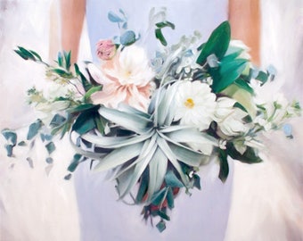 flowers painting etsy