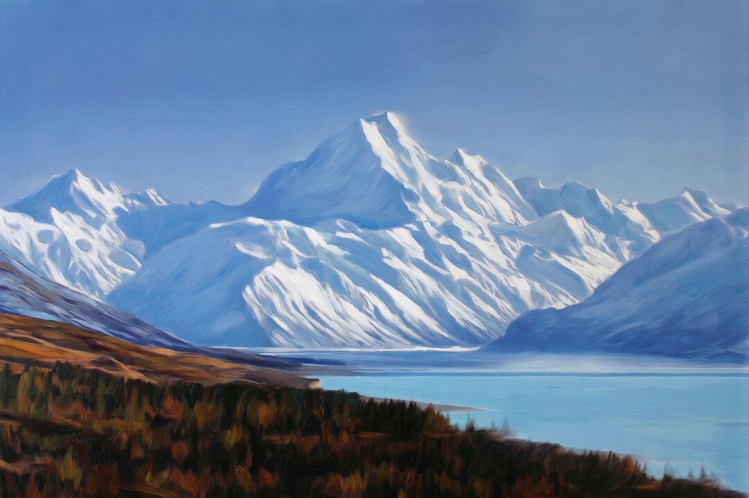 Custom Landscape Oil Painting From Photo, Hand Painted Canvas Art ...