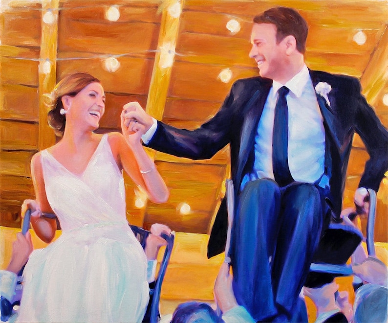 Commissioned Art Painting, Custom Portrait from Photo, Family Portrait Painting, Personalize Gift, Wedding Gift, Custom Oil Painting image 10