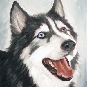 Custom Pet Portrait Painting on Canvas from Photo, Dog Portrait Hand Painted with Oil Paints Ultimate Gift image 9