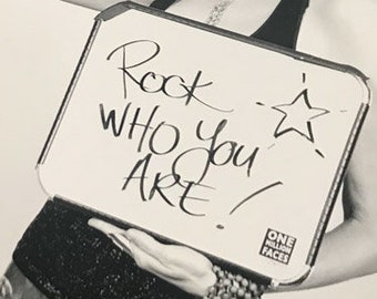 Rock Who You Are! Sadie Nardini | One Million Faces Project | Motivational Art