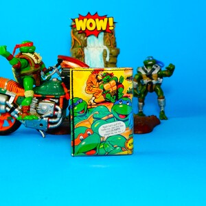 TURTLES Comic Geldbeutel upcycling Unikat