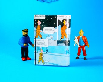 TINTIN comic wallet upcycling one-off!