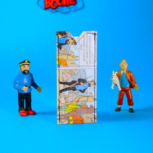 TINTIN pill cozy *L* comic upcycling one off