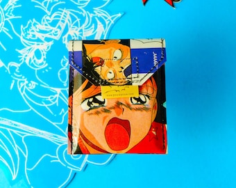 Sailor Moon Kartentäschchen Manga Upcycling Unikat