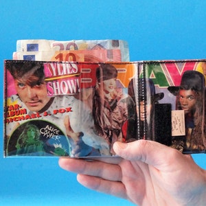 MICHAEL J. FOX 90s Bravo wallet upcycling one-off