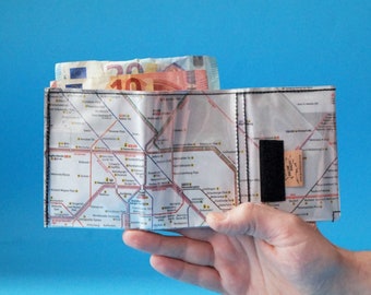Wallet BERLIN CENTER subway upcycling one off